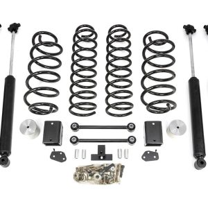 ReadyLIFT Lift Kit Suspension, 2-1/2 to 3-1/2 Inch Front Lift, 2-1/2 to 3-1/2 Inch Rear Lift, With Teraflex 9550 Shock Absorbers IN Kit – 69-6828