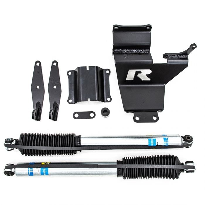ReadyLIFT Steering Stabilizer, 5125 Series, Dual, Silver, With Brackets/ Hardware, Set of 2 – 77-2520