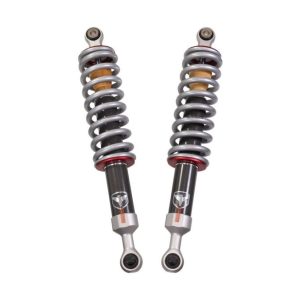 ReadyLIFT Coil Over Shock Absorber, Falcon 2.1, Non-Adjustable Valving, 3-1/2 Inch Lift, Pigtail Spring, Black/ Gray, Set of 2 – 92-21440