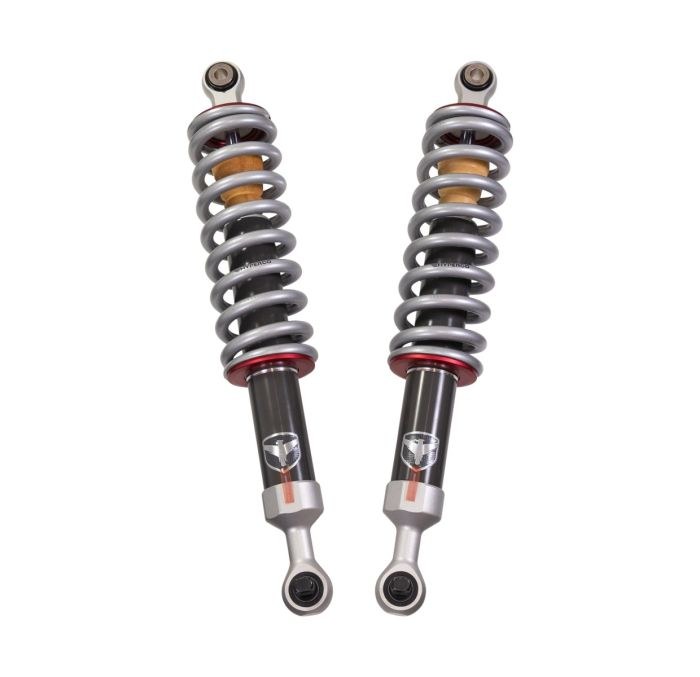 ReadyLIFT Coil Over Shock Absorber, Falcon 2.1, Non-Adjustable Valving, 3-1/2 Inch Lift, Pigtail Spring, Black/ Gray, Set of 2 – 92-21440