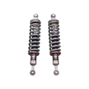 ReadyLIFT Coil Over Shock Absorber, Falcon 2.1, Non-Adjustable Valving, 3 Inch Lift, Pigtail Spring, Black/ Gray, Set of 2 – 92-52340