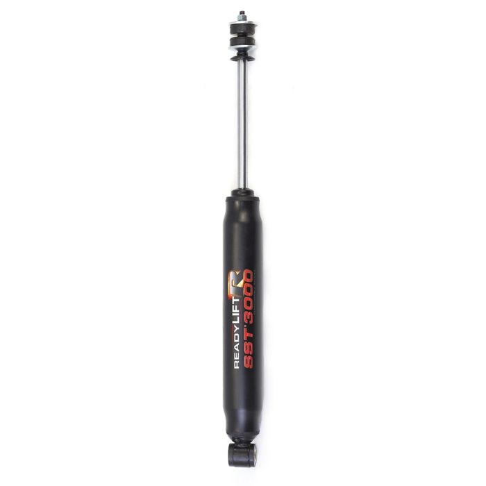 ReadyLIFT Shock Absorber, Sst 3000, Nitrogen Gas Charged Twin Tube, Non Adjustable Valving, Without Shock Boots, Black, Single – 93-6400F