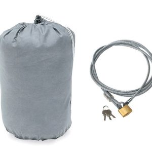 Rampage Car Cover, Protect from Sun/ Dirt/ Dust/ Moisture and Pollution, Gray, 4 Layer Polypropylene, Lockable, With Storage Bag – 1204