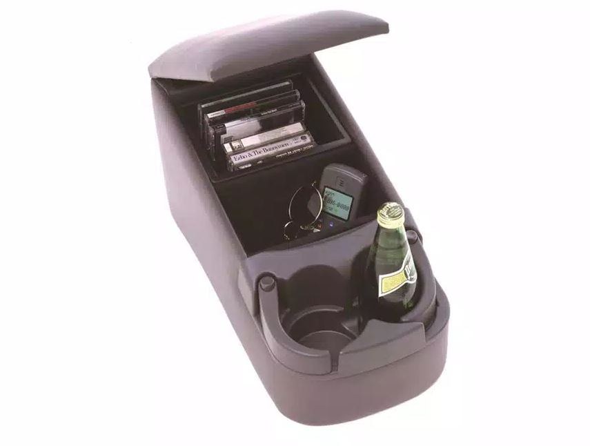 Rampage Console, 29 Inch Length X 9 Inch Width X 14 Inch Height, Non-Locking, Charcoal – 39923