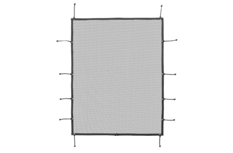Rampage Bikini Top, Mounts to Header Cannel and Roll Bar, Black, Mesh – 91818
