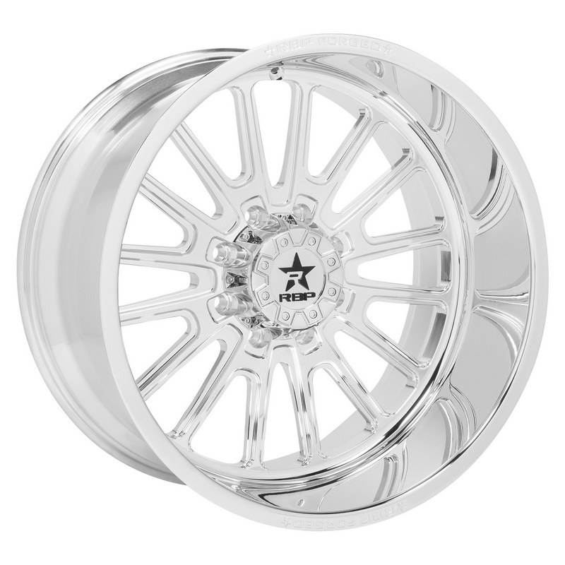 Rbp Wheel, 43QF Allegiance, 24 Inch Diameter X 14 Inch Width, 8 X 165.1 Millimeter/ 8 X 6.50 Inch Bolt Pattern – 43QF-2414-86-76P