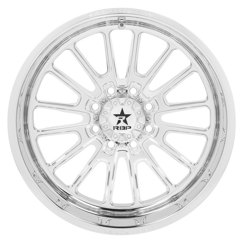 Rbp Wheel, 43QF Allegiance, 24 Inch Diameter X 14 Inch Width, 8 X 165.1 Millimeter/ 8 X 6.50 Inch Bolt Pattern – 43QF-2414-86-76P