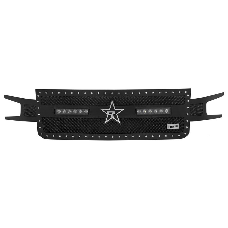 Rbp Grille Insert, RX-3 Series Midnight Edition, Cutout, Double Woven Mesh with Studded Edging – RBP-967212