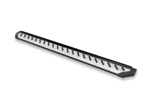 Romik USA Running Board, Rzr Series, Polished, Aluminum, Unlighted, 350 Pound Capacity, With Mounting Bracket/ Hardware – 31619418