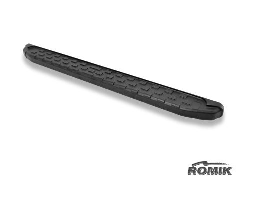 Romik USA Running Board, Rec Series, Anodized, Black, Aluminum, Unlighted, 300 Pound Capacity, With Mounting Bracket/ Hardware – 51728419