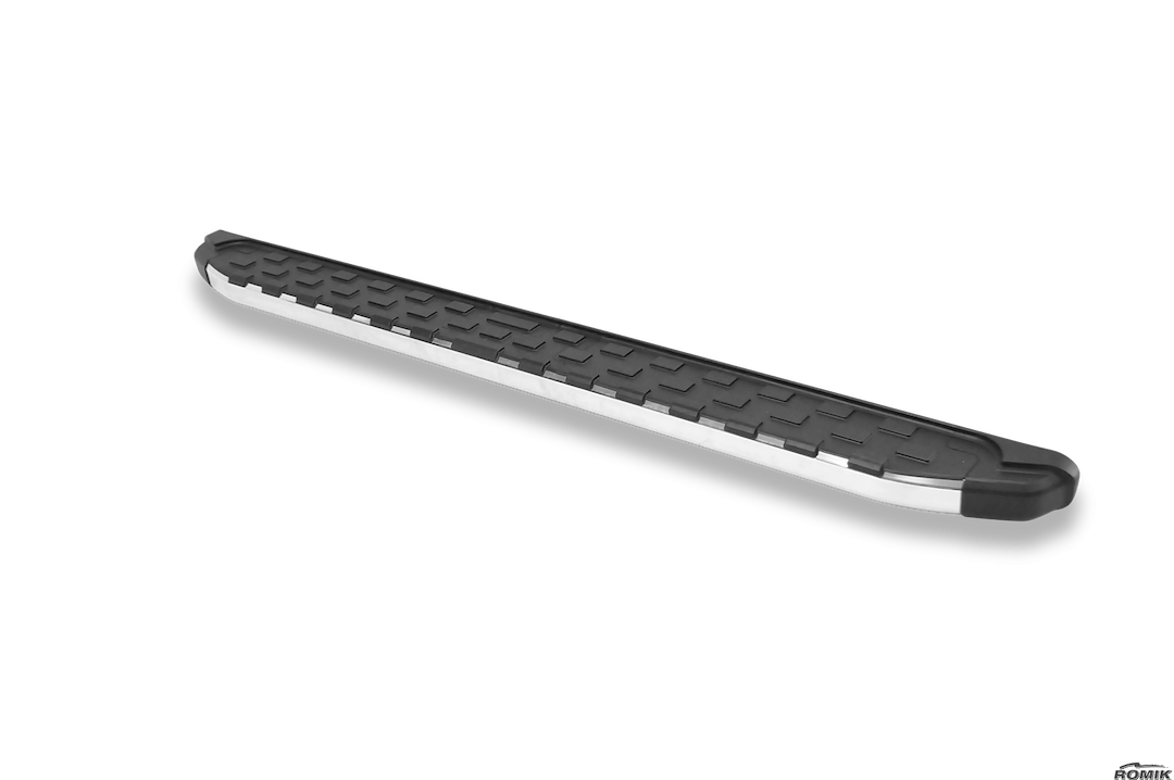 Romik USA Running Board, Rec Series, Polished, Aluminum, Unlighted, 300 Pound Capacity, With Mounting Bracket/ Hardware – 52219418