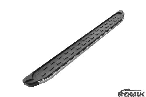 Romik USA Running Board, Rec Series, Polished, Silver, Aluminum, Unlighted, 300 Pound Capacity – 52352418