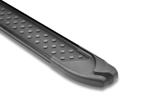 Romik USA Running Board, Ral Series, Anodized, Black, Aluminum, Unlighted, 400 Pound Capacity – 62217419