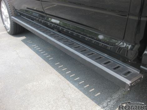 Romik USA Running Board, Rof Series, Anodized, Black, Aluminum, Unlighted, 500 Pound Capacity – 81345419
