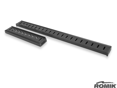 Romik USA Running Board, Rof Series, Anodized, Black, Aluminum, Unlighted, 500 Pound Capacity – 87382319