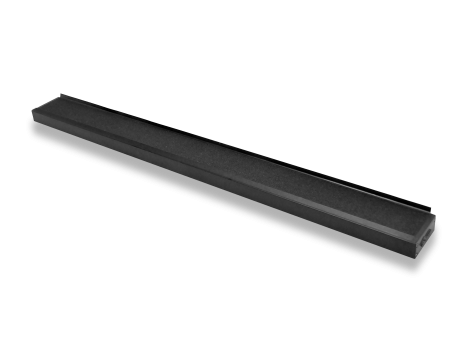 Romik USA Running Board, Rob-T Series, Anodized, Black, Aluminum, Unlighted, 500 Pound Capacity, With Mounting Bracket/ Hardware – 90043419