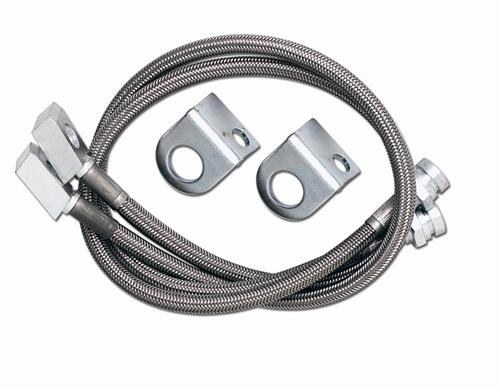Rubicon Exp Brake Line, Stainless Steel, 22 Inch Length, For 3-1/2 to 5-1/2 Inch Lift, Pair – RE1550