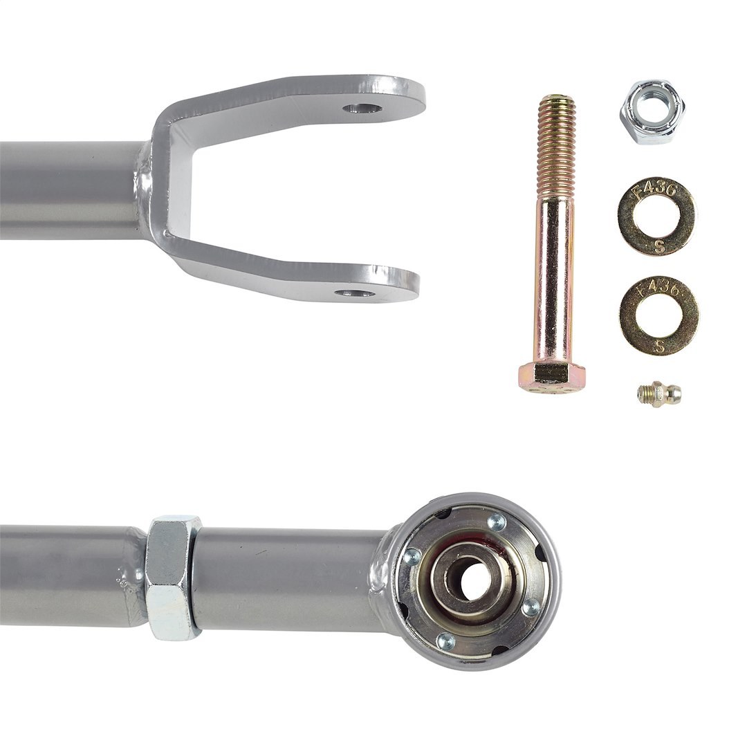 Rubicon Exp Control Arm, Adjustable Tubular, Steel, Powder Coated Silver, Set of 2 – RE3752