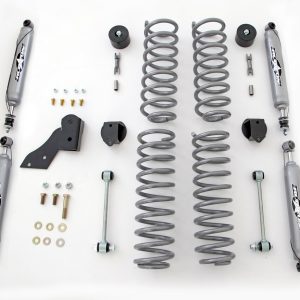 Rubicon Exp Lift Kit Suspension, 2-1/2 Inch Front Lift, 2-1/2 Inch Rear Lift, With Front and Rear Monotube Shock Absorbers – RE7141M
