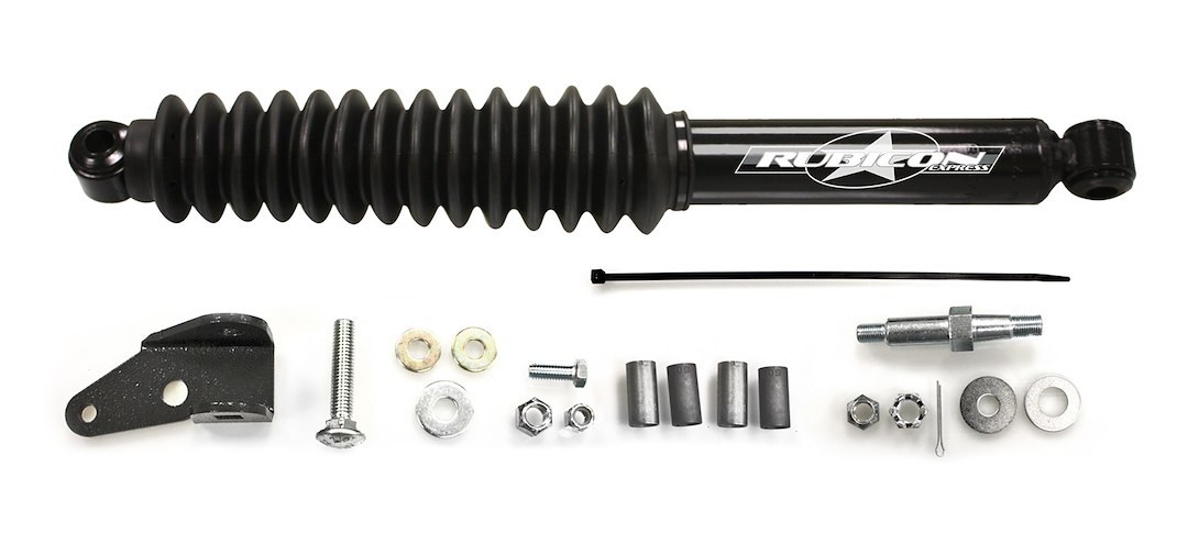 Rubicon Exp Steering Stabilizer, Single, With Relocation Bracket – RXT2000B-JK
