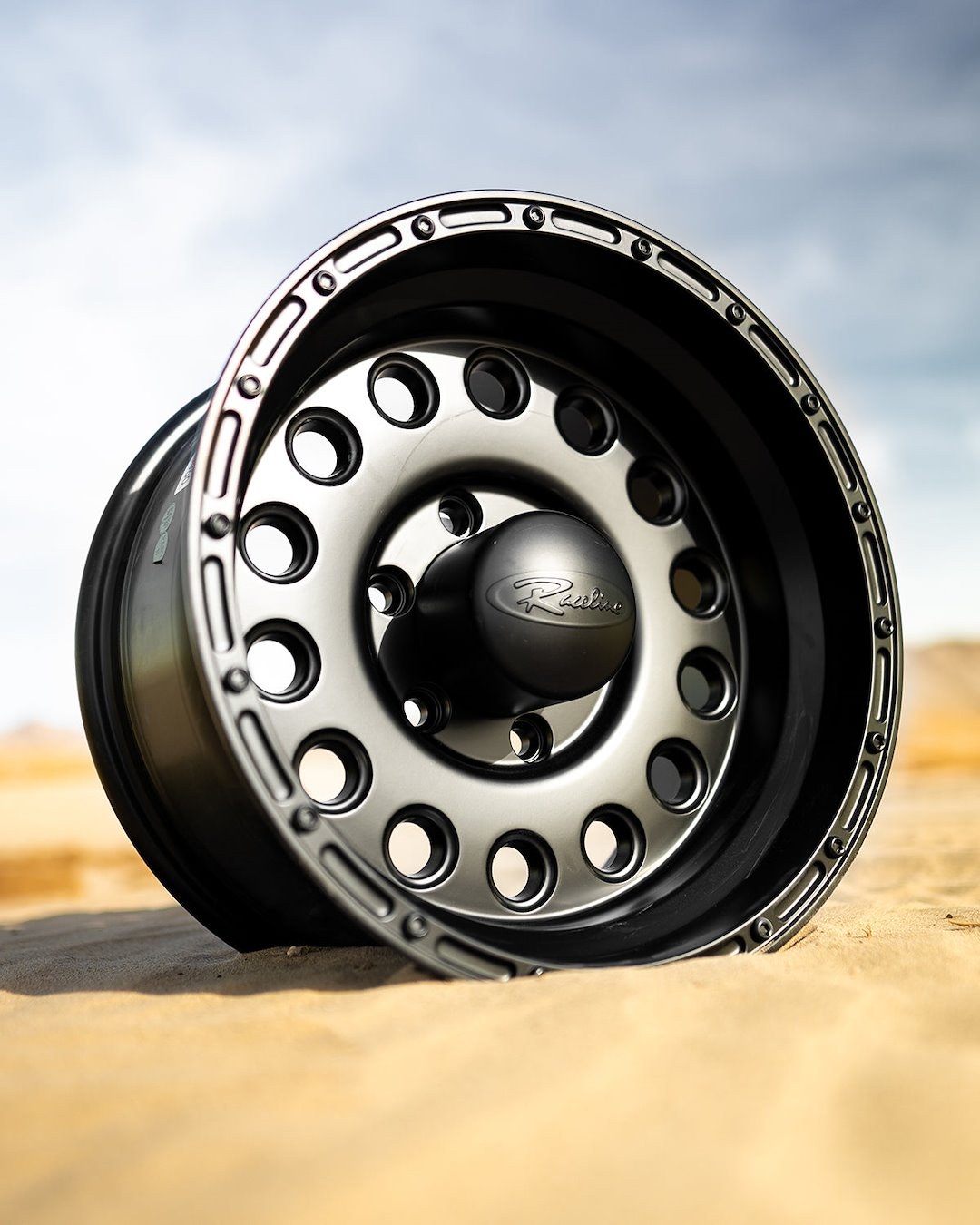 Raceline Wheel, 887 Rockcrusher, 15 Inch Diameter X 10 Inch Width, 5 X 114.3 Millimeter/ 5 X 4.50 Inch Bolt Pattern – 887B-50012