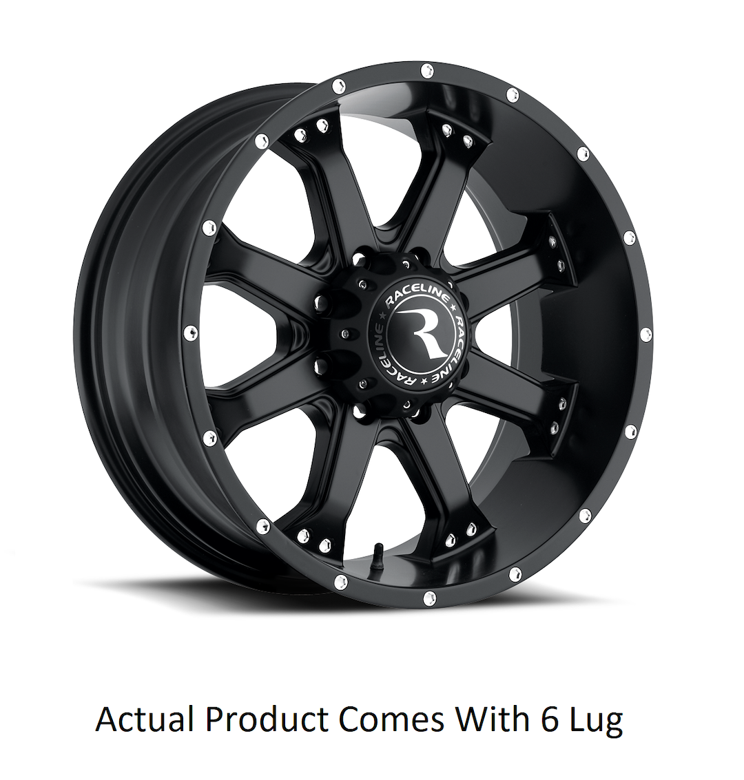 Raceline Wheel, 991B Assault, 17 Inch Diameter X 9 Inch Width, 6 X 139.7 Millimeter/ 6 X 5.50 Inch Bolt Pattern – 991B-79060-00