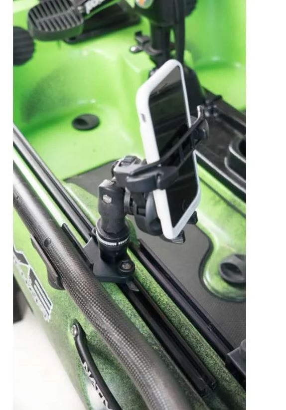 Railblaza Multi Purpose Accessory Mount, Quikgrip, Paddle Clip, Mounts Paddle Shaft/ Smartphone Cradle/ Miniport Tracmount, Track Mount – 08-0052-11
