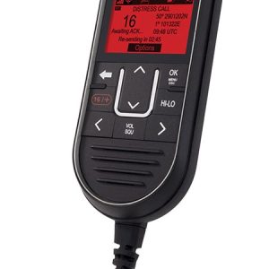 Raymarine VHF Radio Handset, Raymic, Use to Control RAY60/ RAY70 VHF Radios, Lcd Display with High Contrast – A80289