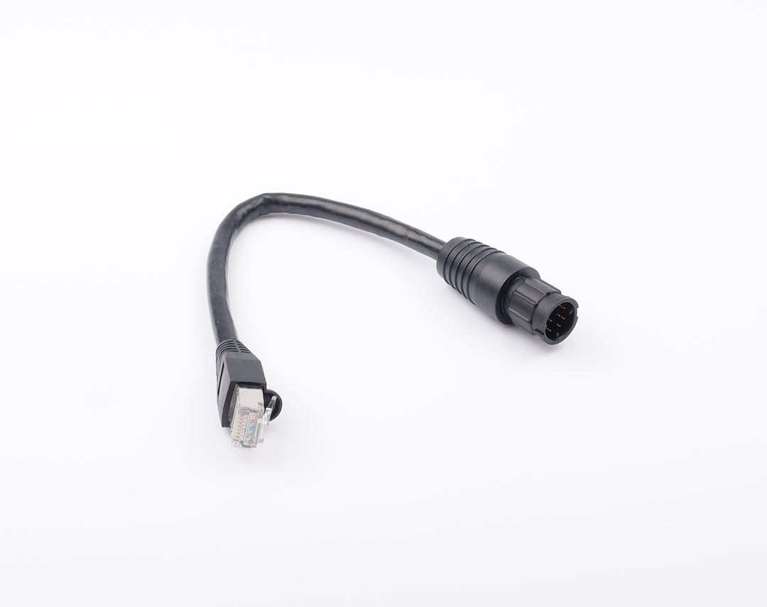 Raymarine Raynet Cable, Raynet Male to RJ45 Male Adaptor Cable, 6″ Length. – A80513