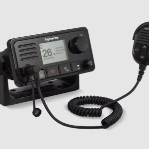 Raymarine VHF Radio, RAY73, Fixed Mount, Us, International and Canadian Channels, 25 Watt, 72 Weather Channels with Alert – E70517