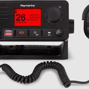 Raymarine VHF Radio, RAY73, Fixed Mount, Us, International and Canadian Channels, 25 Watt, 72 Weather Channels with Alert – E70517