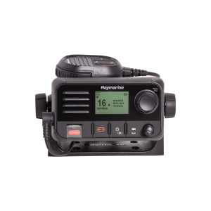 Raymarine VHF Radio, RAY53, Fixed Mount, Us, International and Canadian Channels, 25 Watt, 72 Weather Channels with Alert – E70524