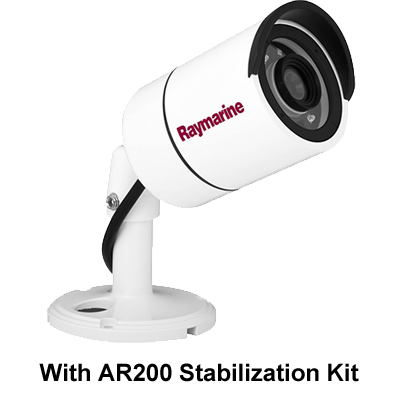 Raymarine Surveillance System Camera, CAM210, 33.1 Degree Horizontal/ 53.3 Degree Vertical Viewing Angle, With Night Vision – T70452