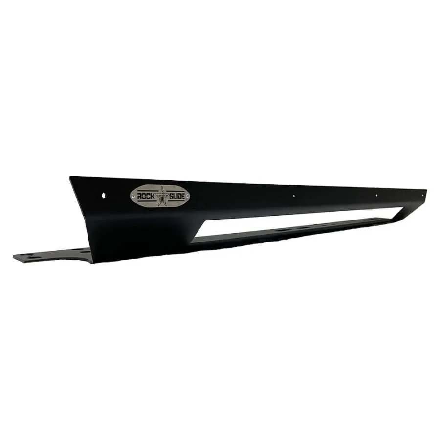 Rock Slide Rocker Panel Guard, For Use with Rock Slide Gen 3 Step Sliders, Powder Coated, Textured Black, Steel, Set of 2 – AX-SP-300-JL4