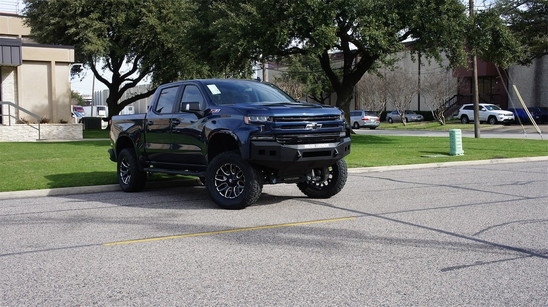 Road Armor Bumper, Stealth Pre-Runner, One Piece Design, Mounting Hardware Included, With Square Pre-Runner Guard, Without Winch Mount – 3191F3B-NW