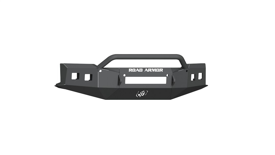 Road Armor Bumper, Stealth Pre-Runner, One Piece Design, Mounting Hardware Included, With Round Pre-Runner Guard, Without Winch Mount – 3191F4B-NW