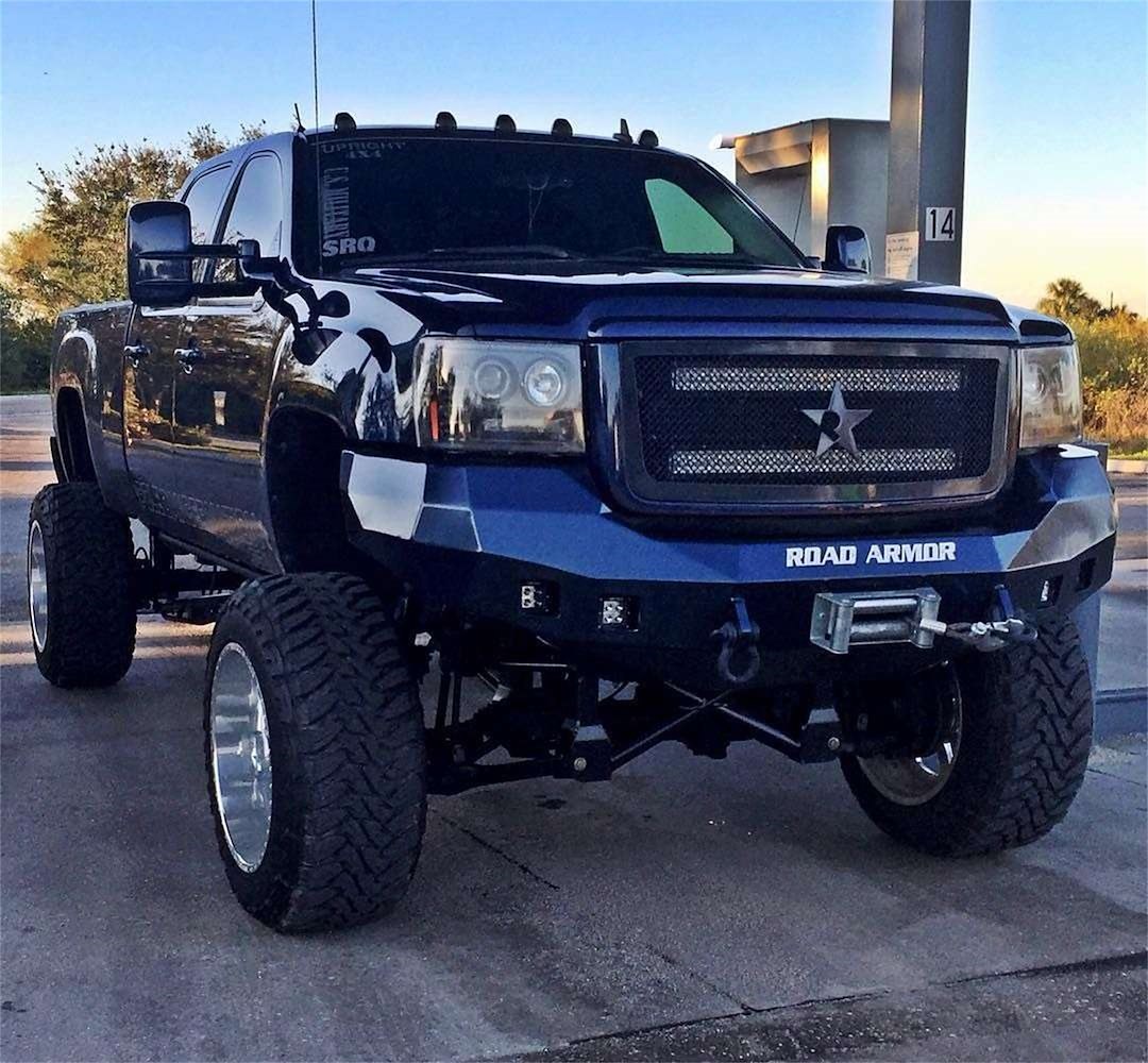 Road Armor Bumper, Stealth, One Piece Design, Mounting Hardware Included, Without Grille Guard, With Winch Mount, With Shackle Mounts – 382R0B