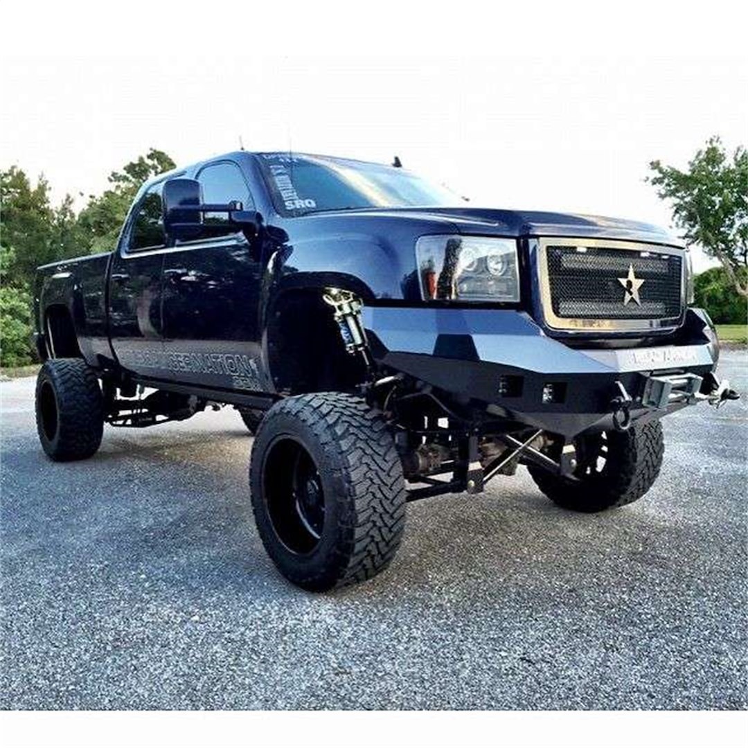 Road Armor Bumper, Stealth, One Piece Design, Mounting Hardware Included, Without Grille Guard, With Winch Mount, With Shackle Mounts – 382R0B