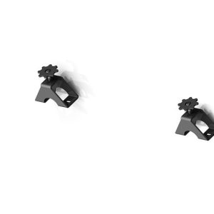 Road Armor Jack Mount, Treck HD, For Use on Treck Bed Racks, Mounts 1 High Lift Jack, Black, Steel – 500BRS-HLM