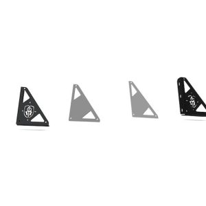 Road Armor Tie Down Strap Hook, Treck, Use with 500BRS52B, Steel, Powder Coated, Black, Set of 2 – 500BRS-RGK