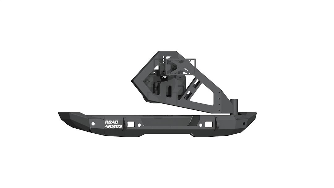 Road Armor Bumper, Stealth, One Piece Design, Full Width, Mounting Hardware Included, Without Winch Mount, With Shackle Mounts – 5183R1B-TC