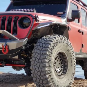 Road Armor Inner Fender, Stealth, Raw, Stainless Steel, Set of 2 – 518LFF0Z