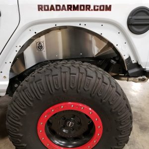 Road Armor Inner Fender, Stealth, Raw, Stainless Steel, Set of 2 – 518LFR0Z