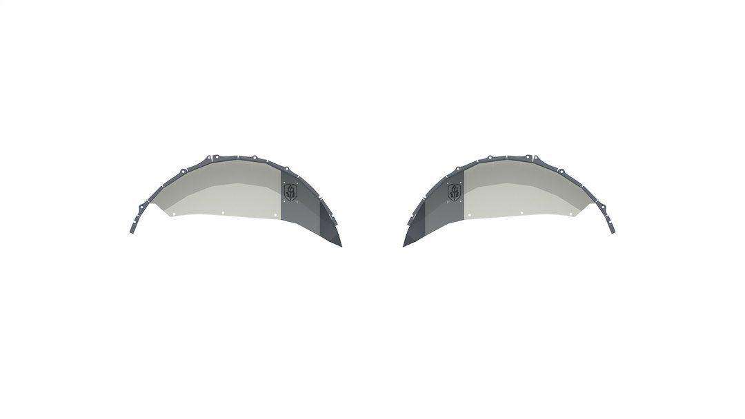 Road Armor Inner Fender, Stealth, Raw, Stainless Steel, Set of 2 – 518LFR0Z