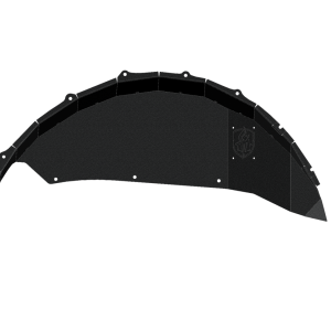 Road Armor Inner Fender, Stealth, Powder Coated, Texture Black, Steel – 518LFRSB