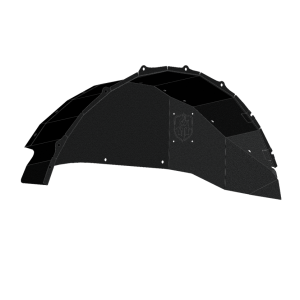Road Armor Inner Fender, Stealth, Powder Coated, Texture Black, Steel – 518LFRSB