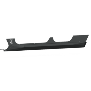 Road Armor Rocker Panel, Stealth, Powder Coated, Black, Steel – 520ARG4B