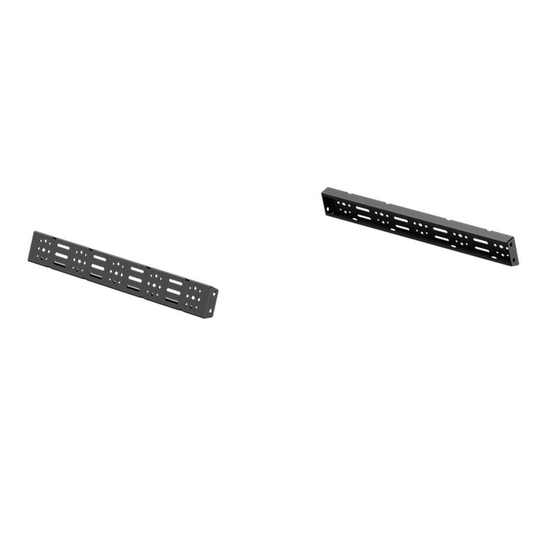 Road Armor Tie Down Track, Treck, For Use on 5 Foot and 6 Foot Truck Beds, 50 Inch Length, Powder Coated, Black, Steel, Set of 2 – 550BRS-PAK-485