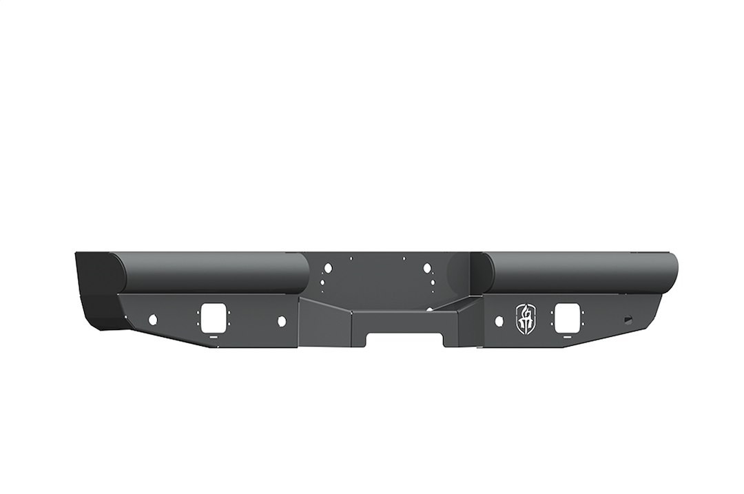 Road Armor Bumper, Vaquero, One Piece Design, Mounting Hardware Included, Without Winch Mount, With Cube Light Pods, Powder Coated – 611VR0B