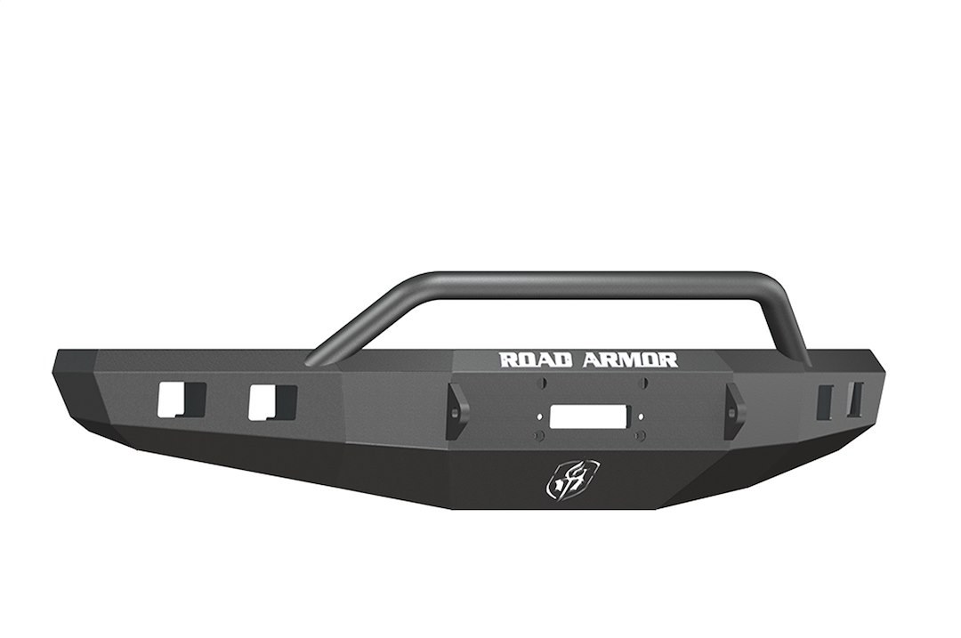 Road Armor Bumper, Stealth Pre-Runner, One Piece Design, Mounting Hardware Included, With Pre-Runner Guard, With Winch Mount – 615R4B